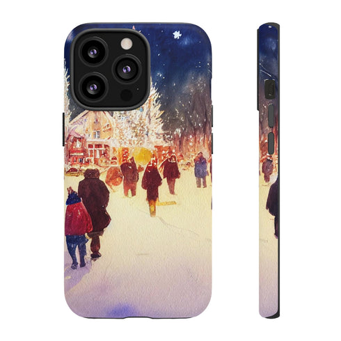 A Christmas Market in Denver Colorado - Impact Resistant Phone Case iPhone 13 Pro Matte
